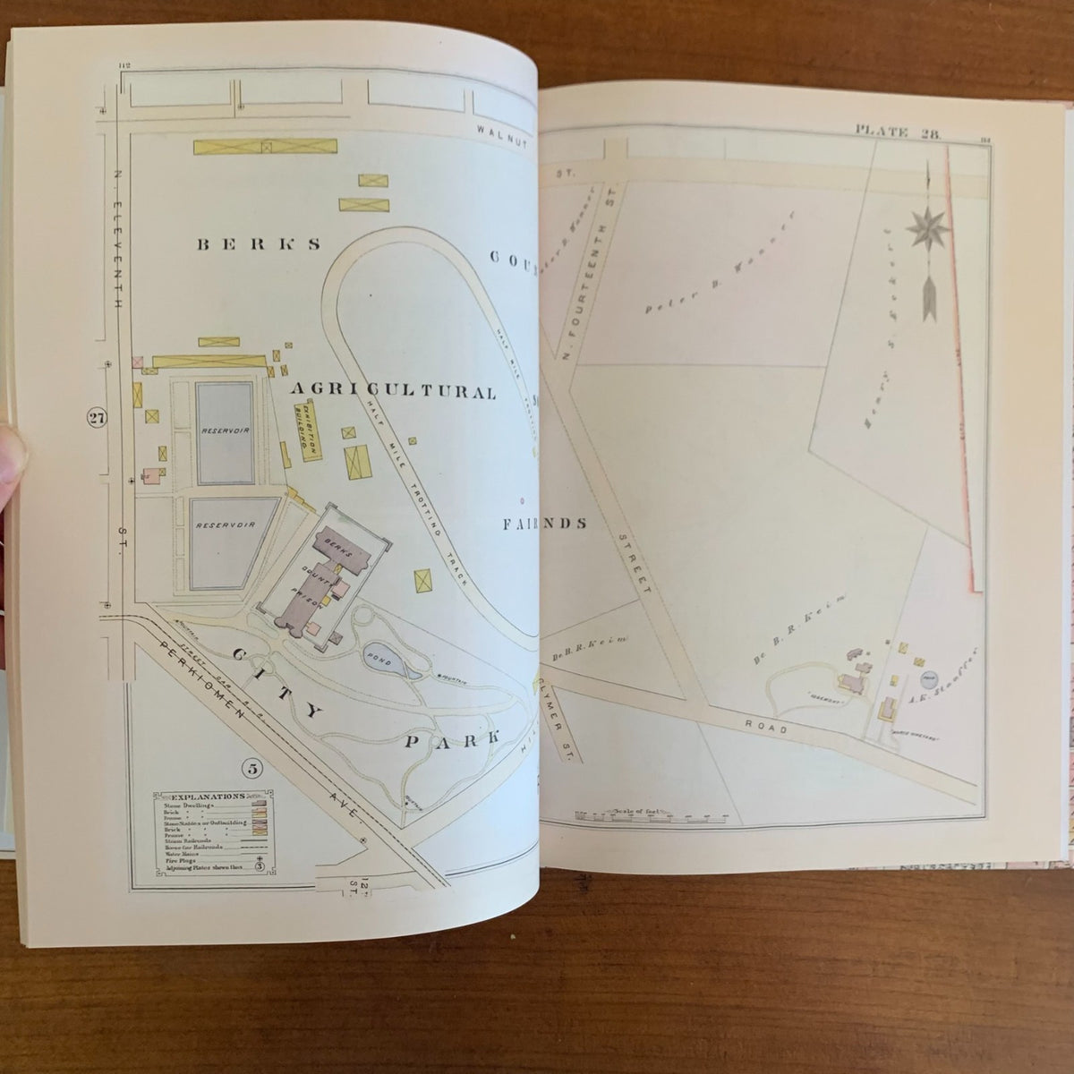 1884 Property and Insurance Atlas and Maps of the City of Reading, Pennsylvania