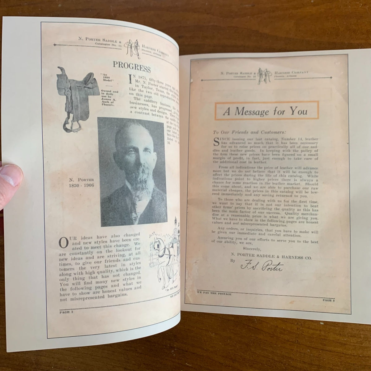 1928 N. Porter Saddle & Harness Company Catalog No. 15