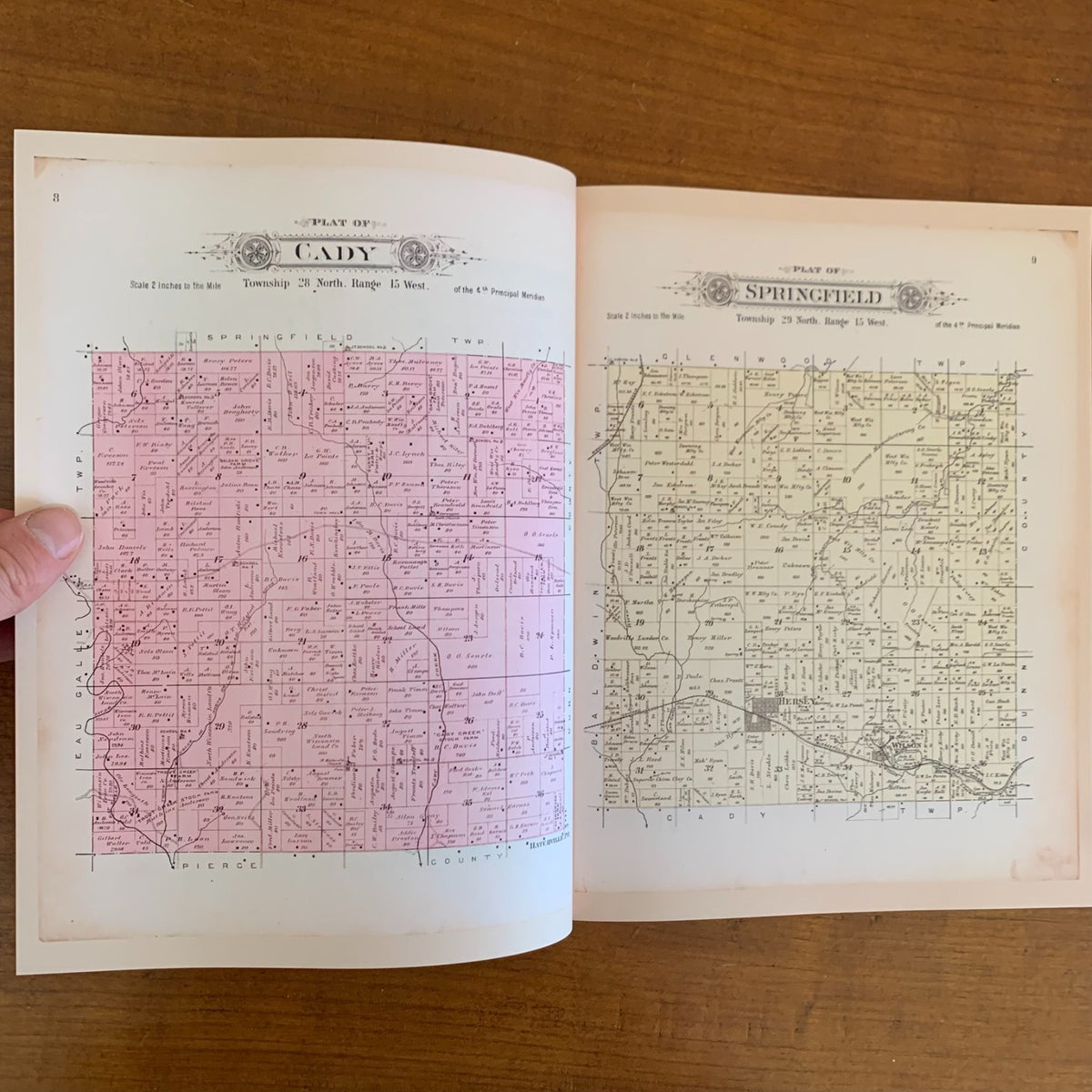 1897 Plat Book and Atlas of Saint Croix County, Wisconsin