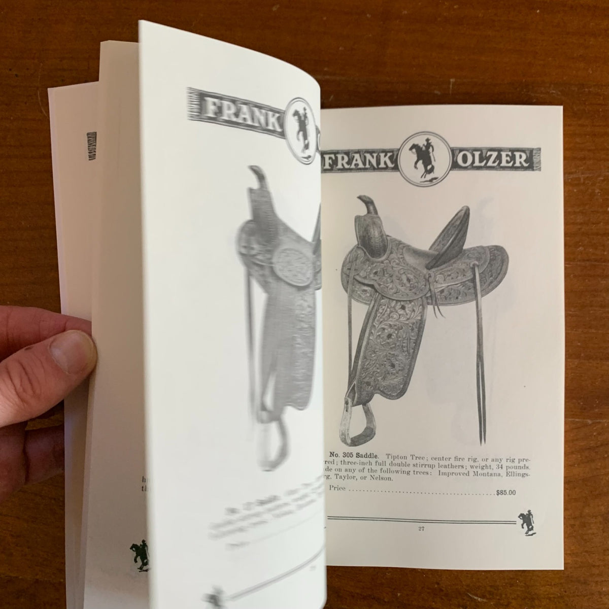 Frank Olzer & Arizona Saddlery Co. Catalogue and Price List No. 5