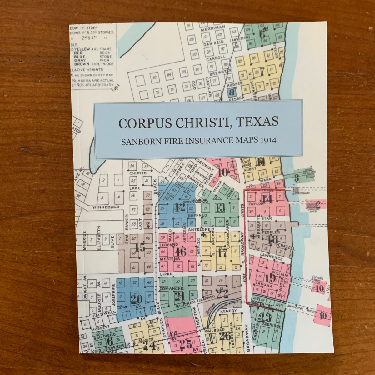 1914 Corpus Christi, Texas Sanborn Fire Insurance Maps and Atlas