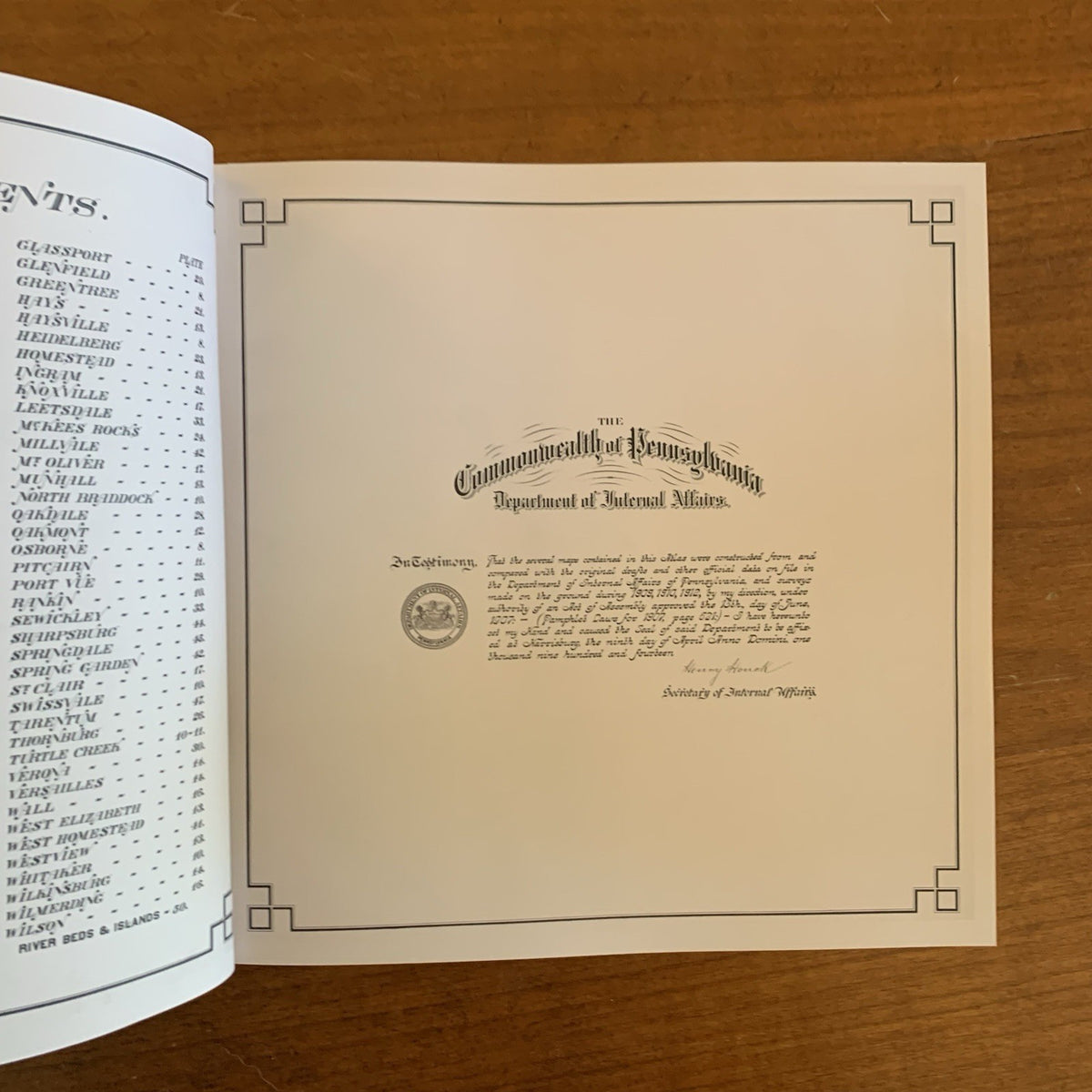 1914 Warrantee Atlas of Allegheny County, Pennsylvania