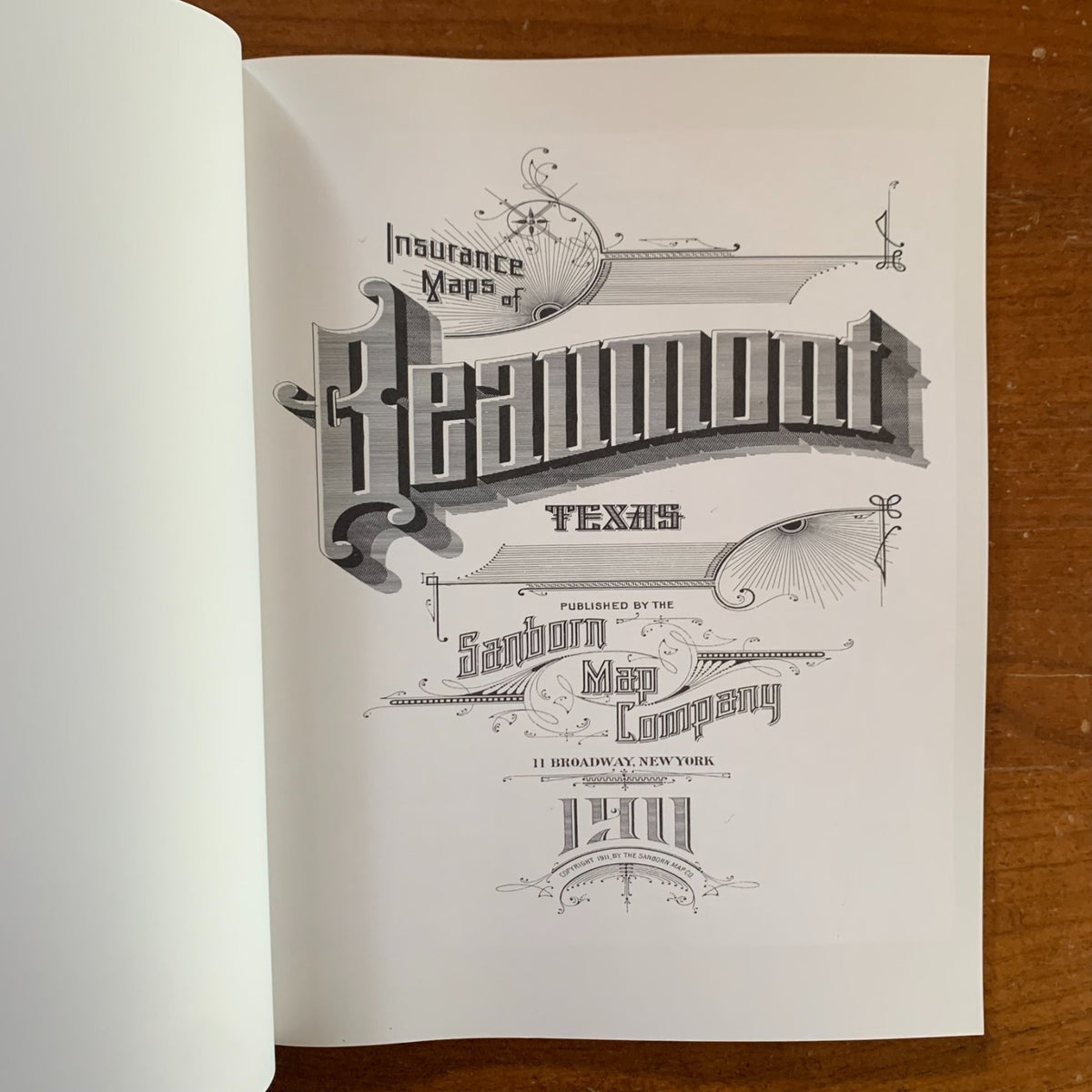 1911 Beaumont, Texas Sanborn Fire Insurance Maps and Atlas