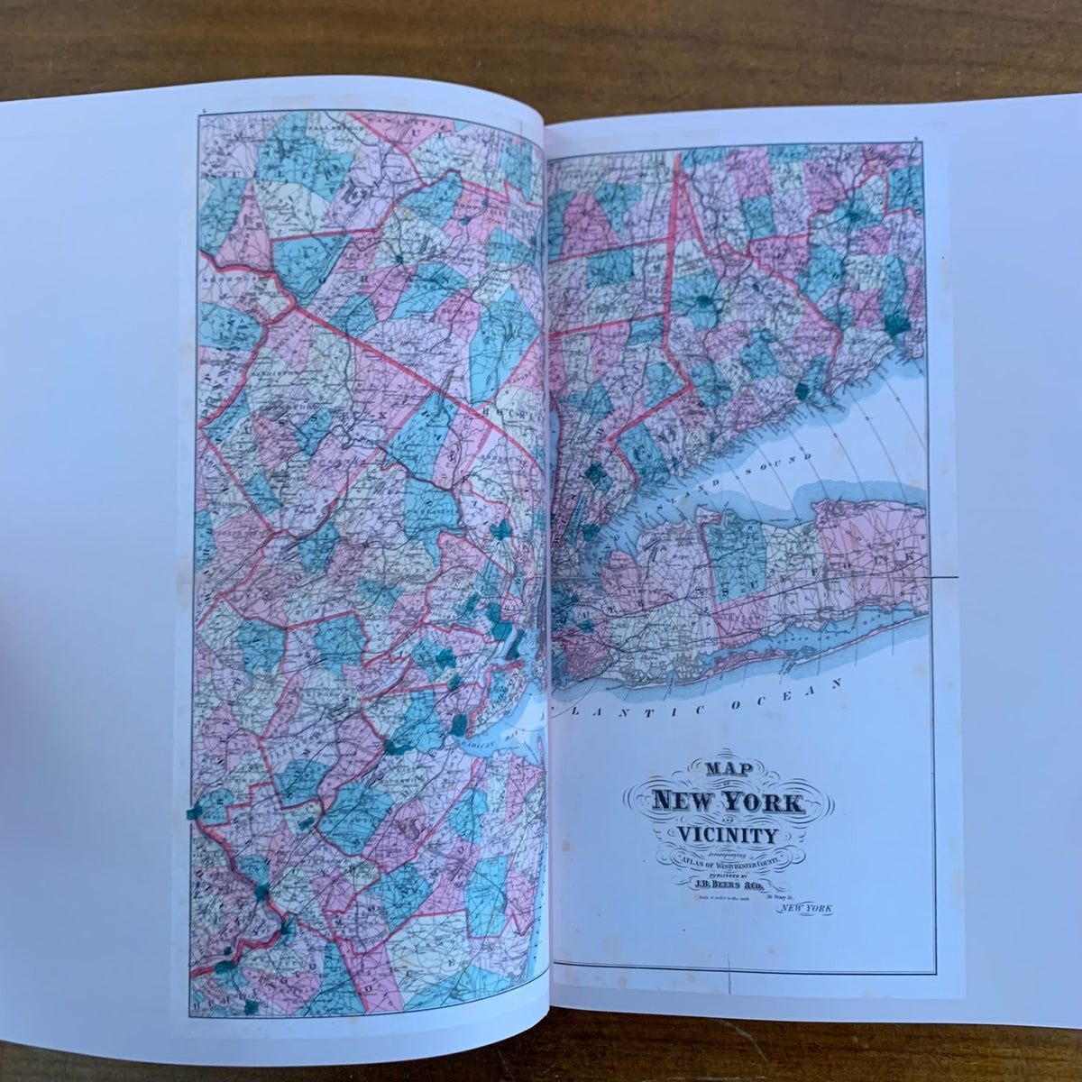 1872 County Atlas Of Westchester New York