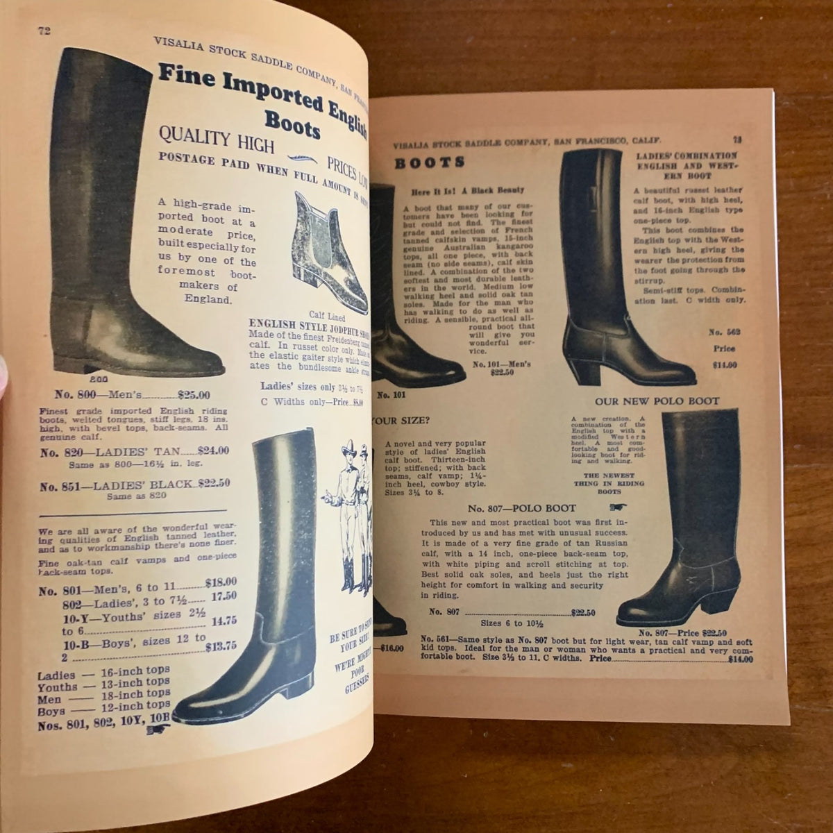 1935 Visalia Stock Saddle Company Catalog, No. 31
