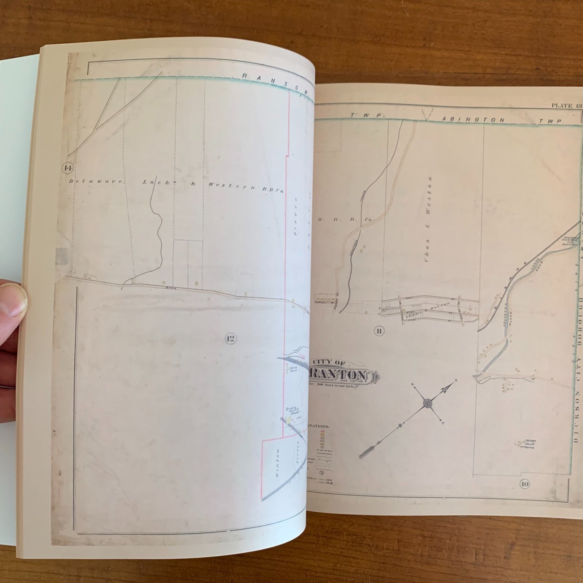 1898 Atlas of Surveys of the City of Scranton and Dunmore, Pennsylvania