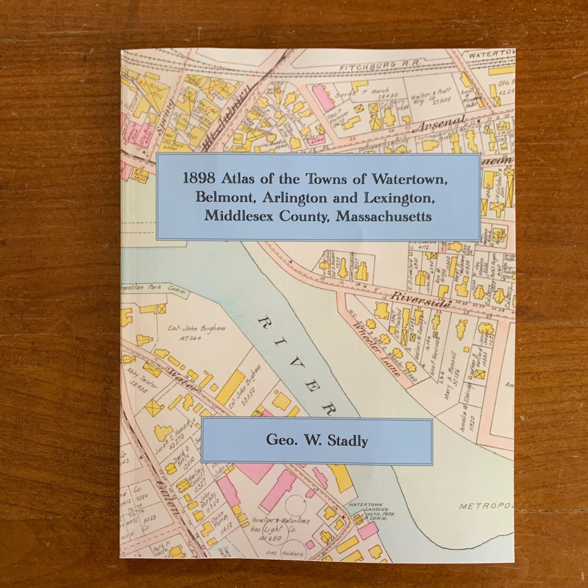 1898 Atlas of Watertown, Belmont, Arlington and Lexington, Massachusetts