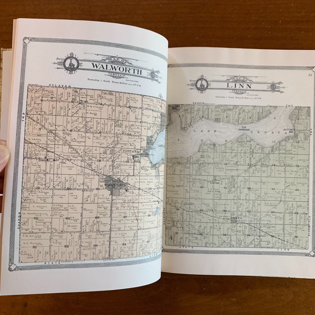1907 Standard Atlas of Walworth County, Wisconsin