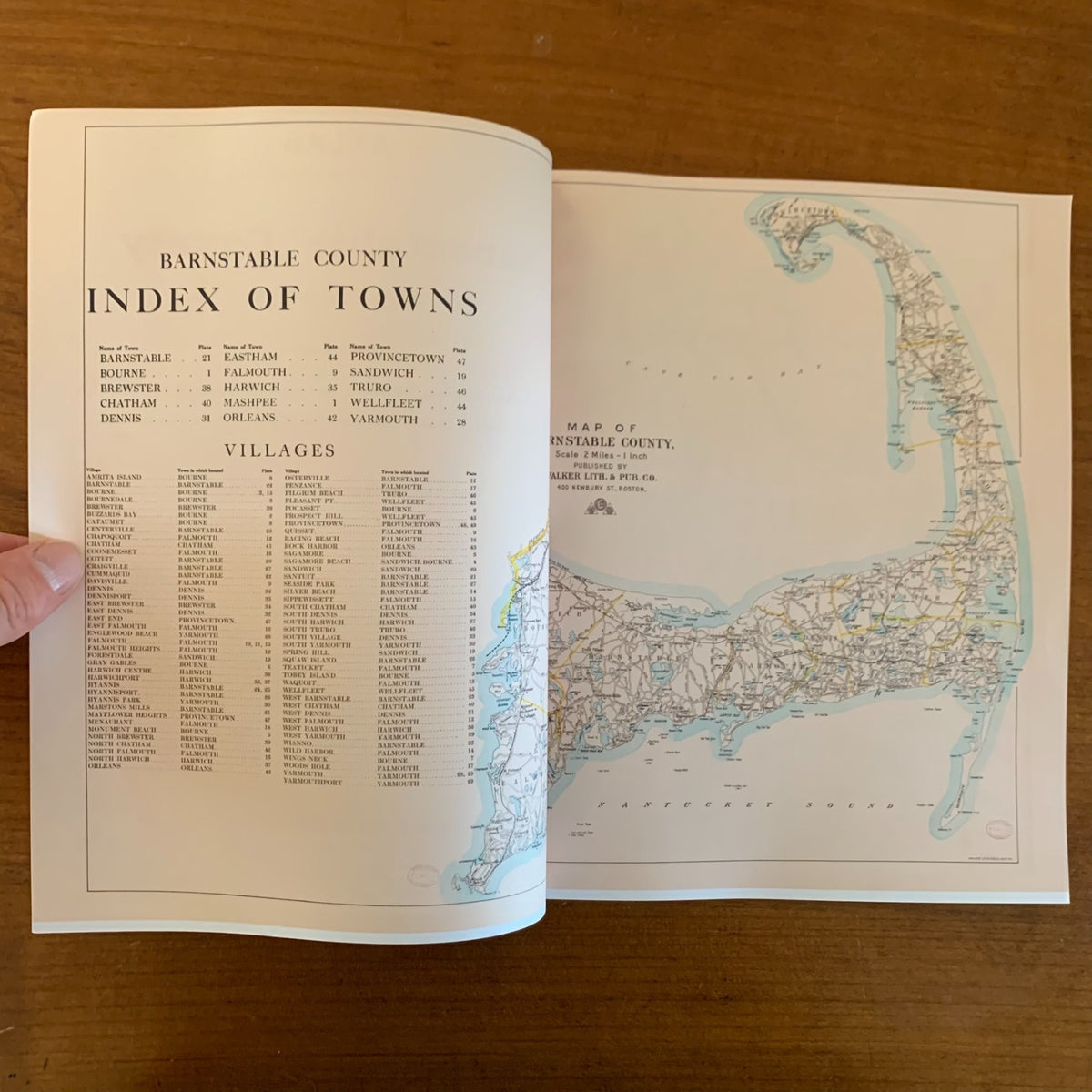 1910 Atlas of Barnstable County, Massachusetts