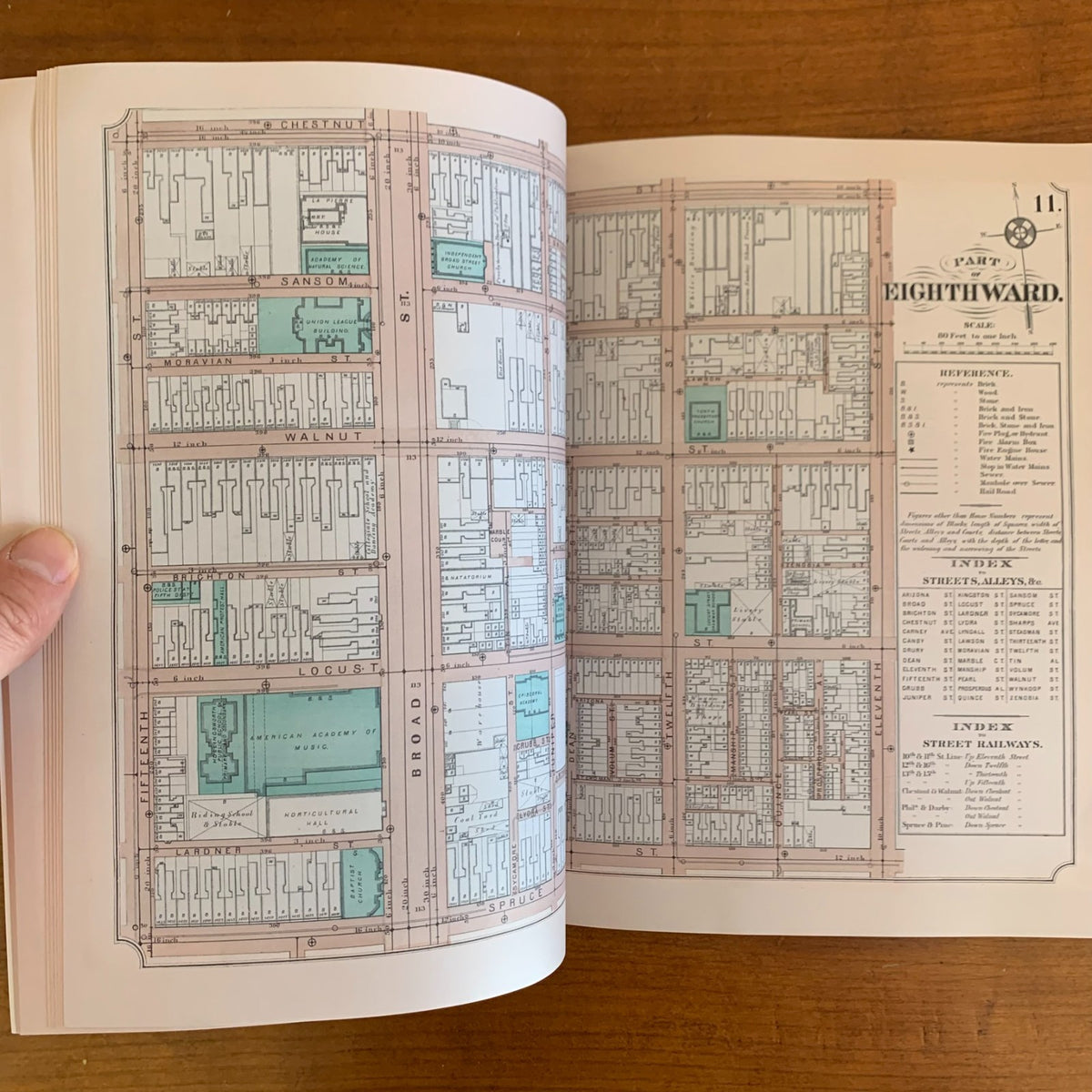 1874 Atlas of Philadelphia, Volume 1: 5th, 7th and 8th Wards