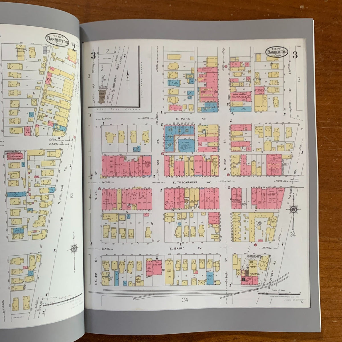 1927 Sanborn Fire Insurance Maps of Barberton, Ohio