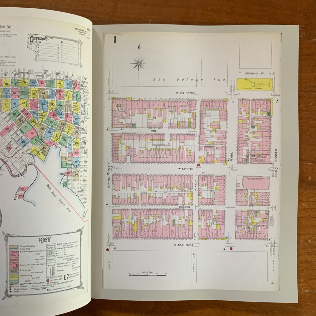 1901 Baltimore, Maryland Sanborn Fire Insurance Maps and Atlas, Volume One