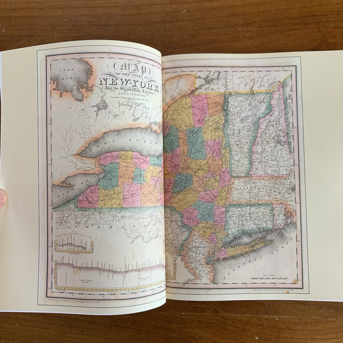 1832 Burr's Atlas of the State of New York — David H. Burr