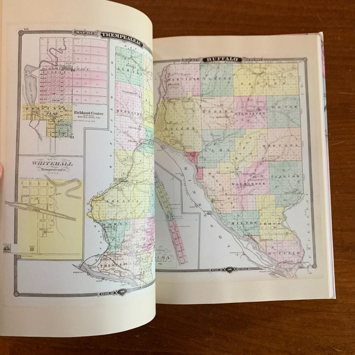 1878 Historical Atlas of Wisconsin