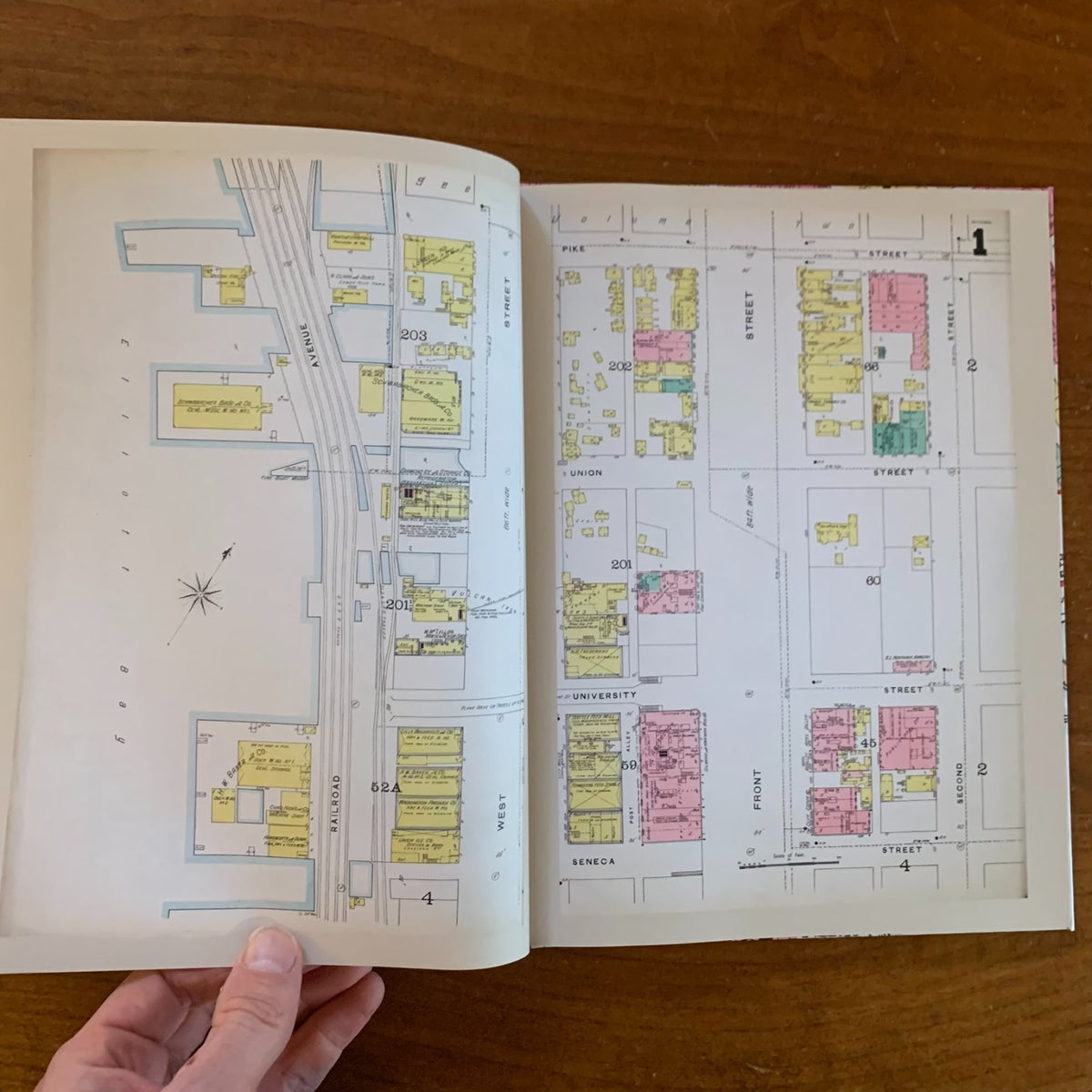 1893 Seattle, Washington Sanborn Fire Insurance Maps and Atlas, Volume One