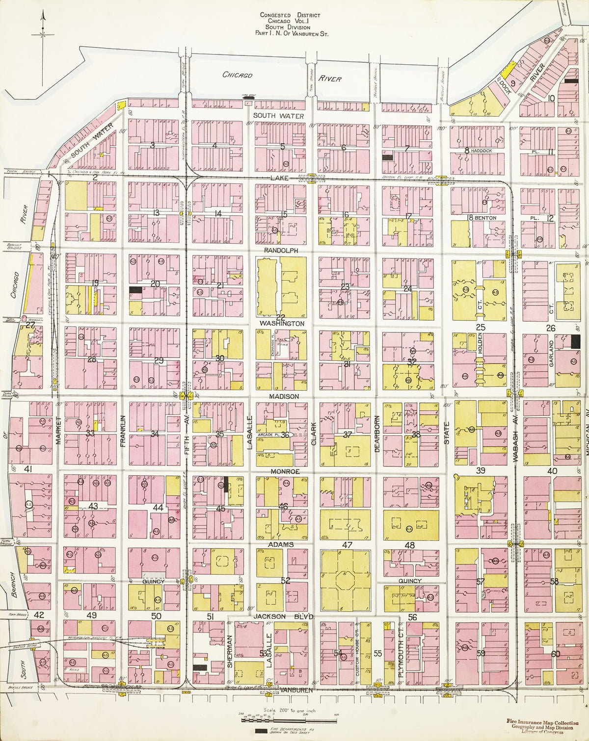 1906 Fire Insurance Maps and Atlas of Chicago, Illinois, Volume 1