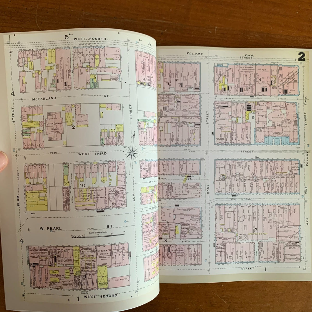 1891 Cincinnati, Ohio Sanborn Fire Insurance Maps, Volume 1
