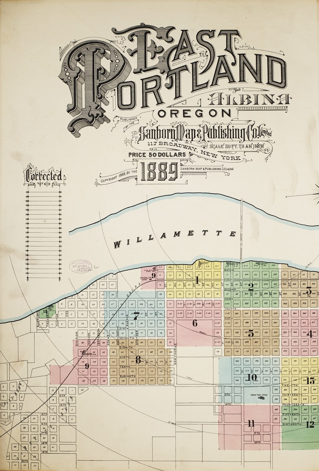 1889 Fire Insurance Maps and Atlas of Portland, Oregon, Volume 2