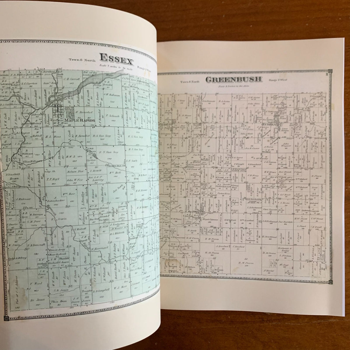 1873 Atlas of Clinton County, Michigan
