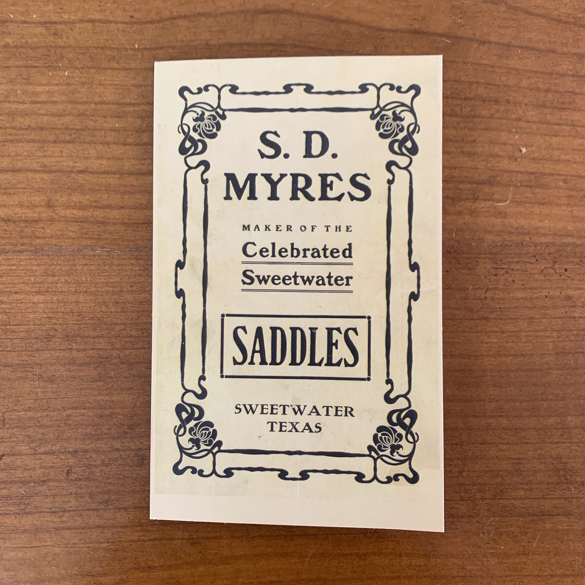S. D. Myres Saddle Company Catalog, 1907