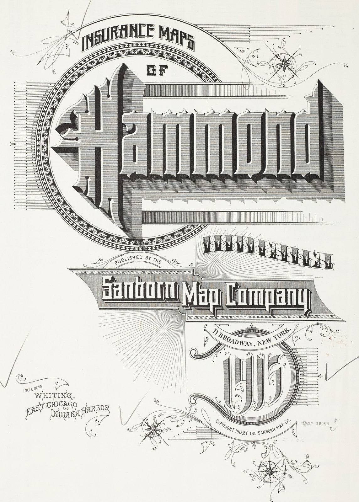 1915 Fire Insurance Maps and Atlas of Hammond, Indiana
