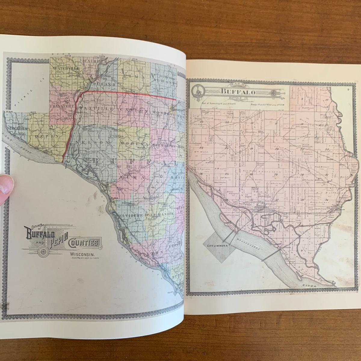 1896 Standard Atlas of Buffalo and Pepin Counties, Wisconsin