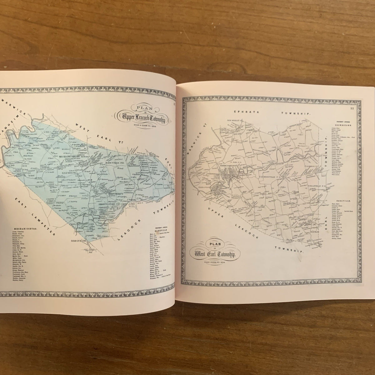 1864 Bridgens' Atlas of Lancaster Pennsylvania