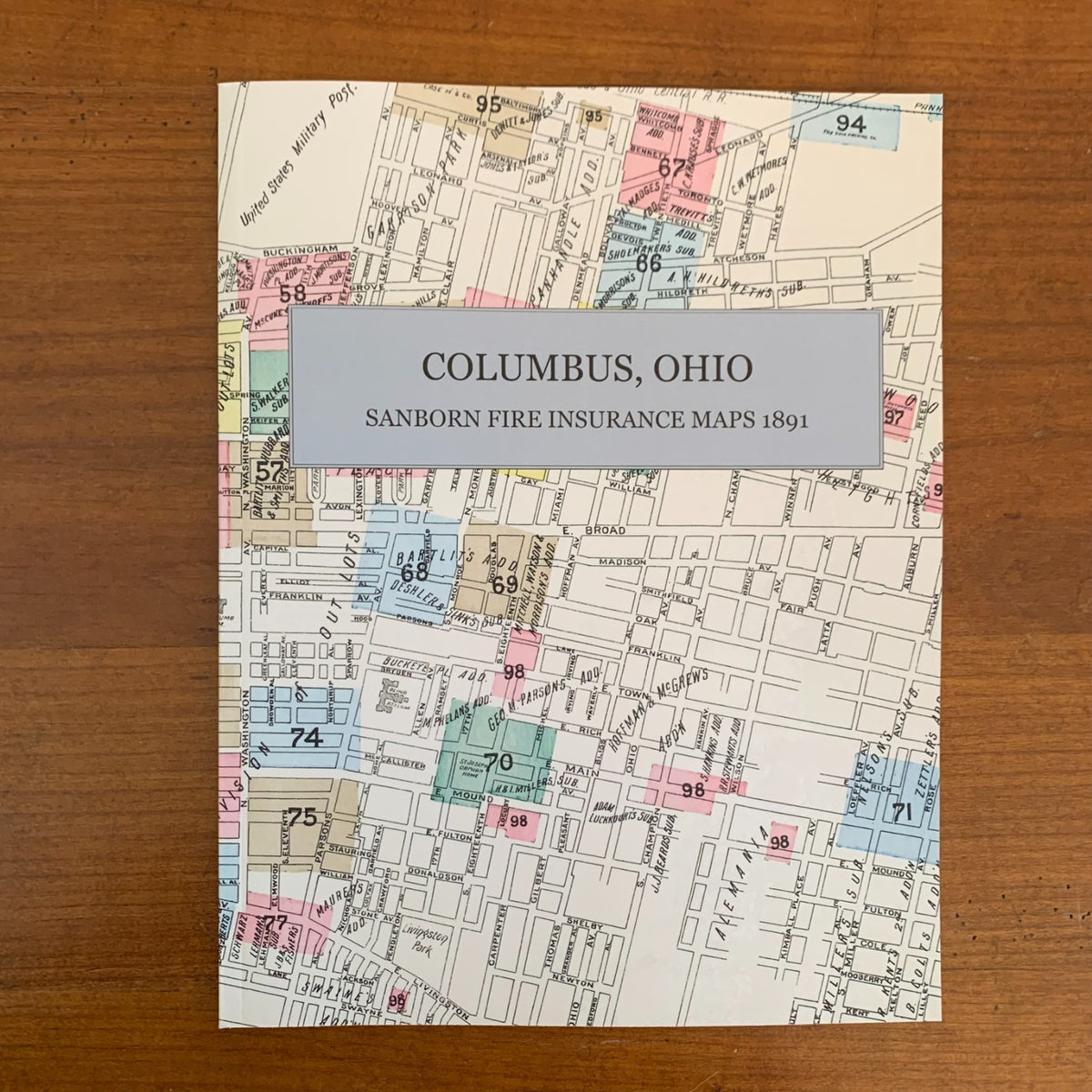 1891 Columbus, Ohio Fire Insurance Maps and Atlas