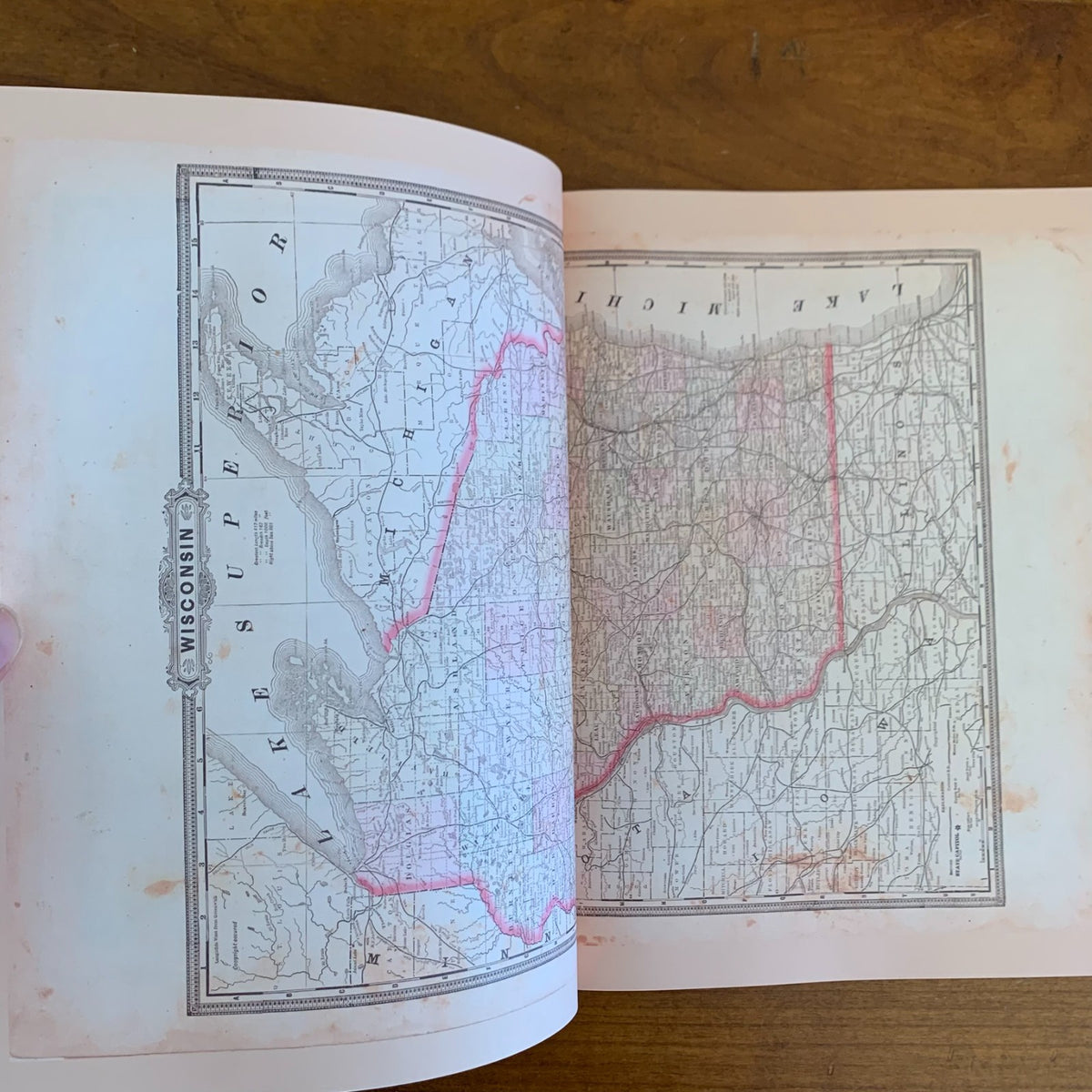 1890 Plat Book and Atlas of Columbia County, Wisconsin