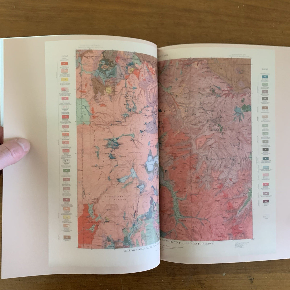 1904 Atlas to The Geology Of The Yellowstone National Park