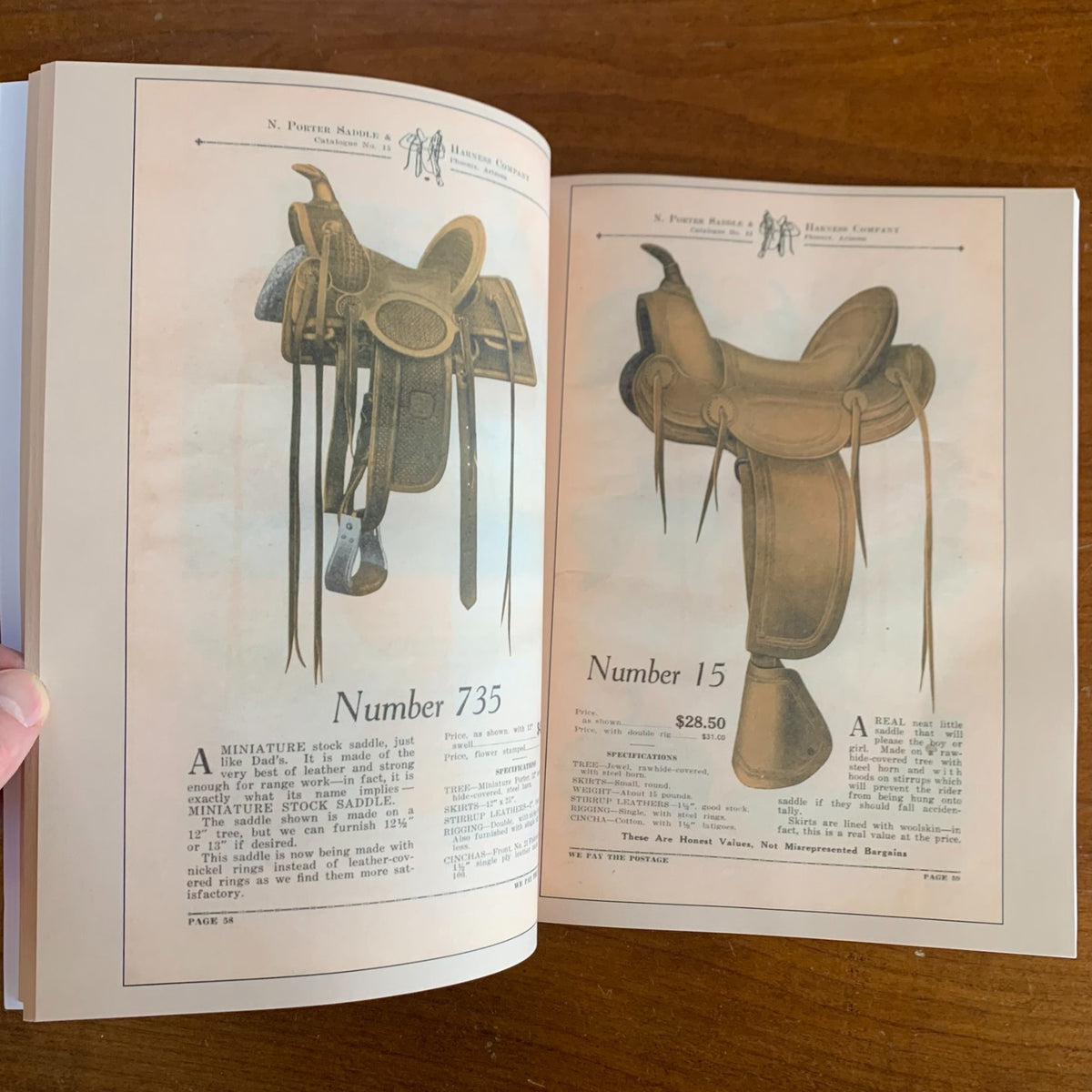 1928 N. Porter Saddle & Harness Company Catalog No. 15