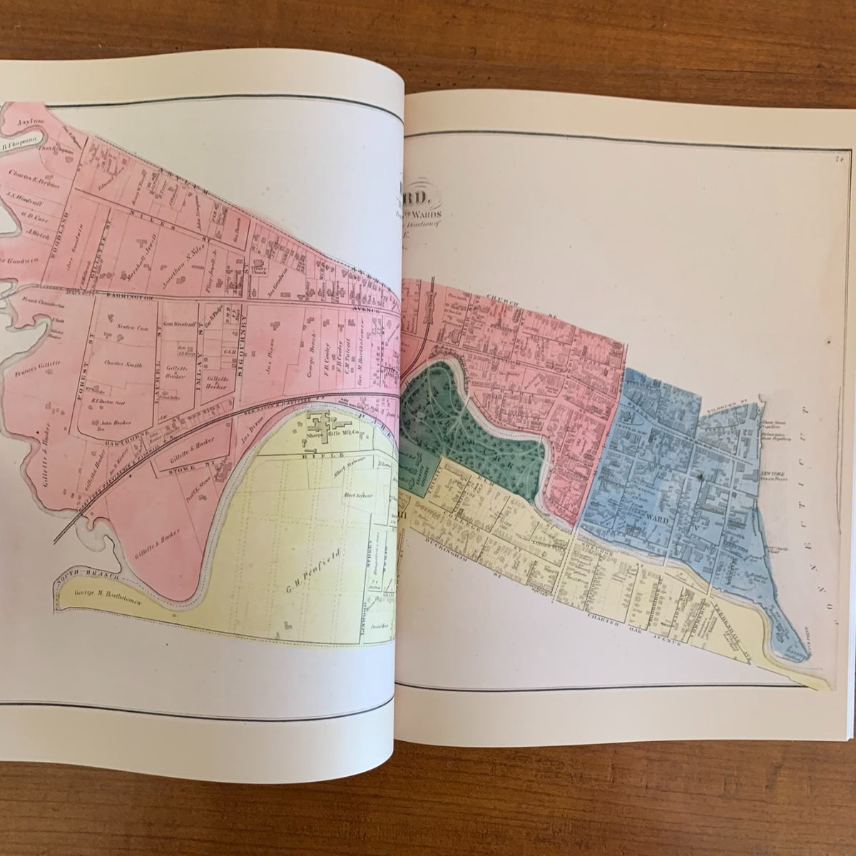 1869 Atlas of Hartford and Tolland Counties, Connecticut