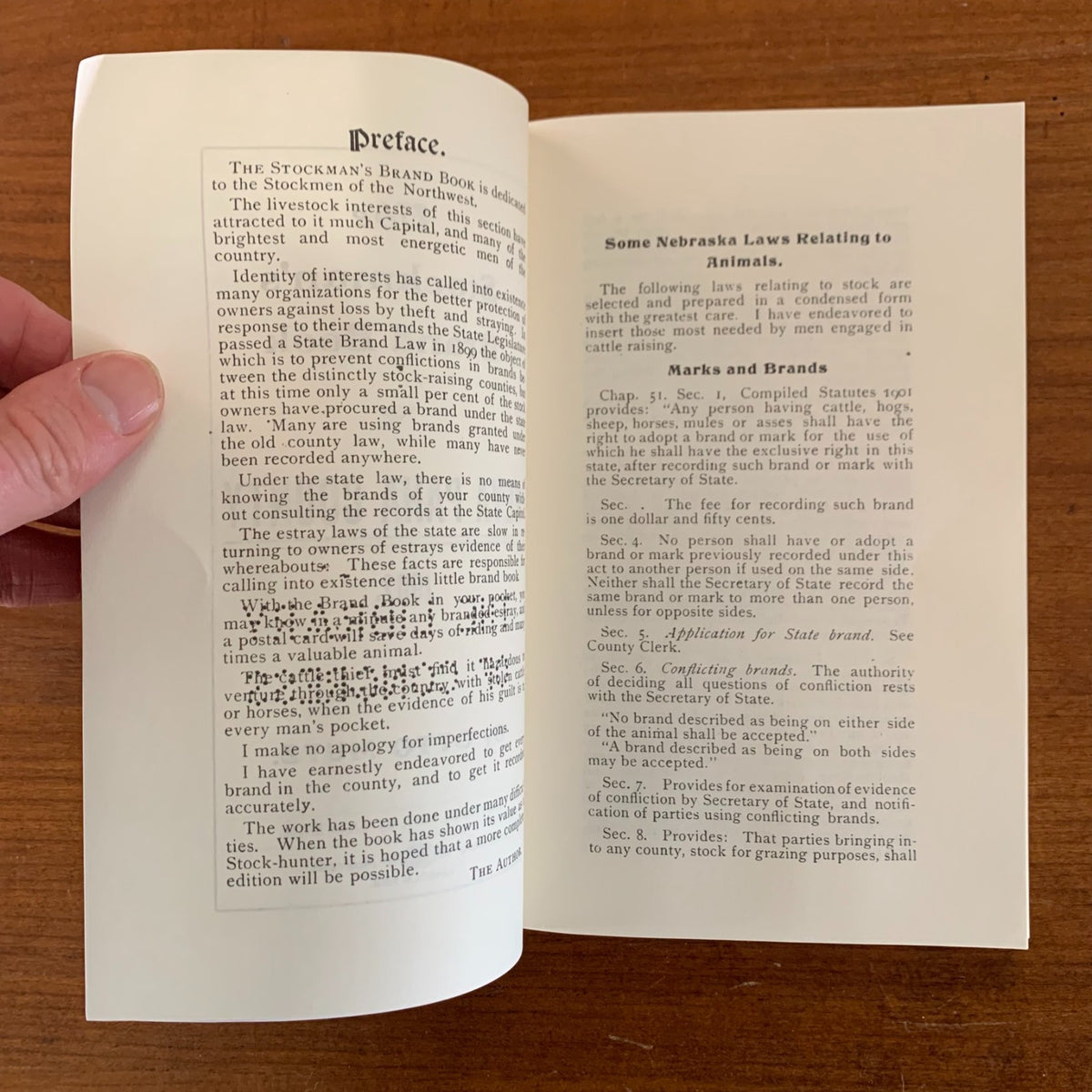 1902 The Stockman's Brand Book, Keya Paha County Nebraska