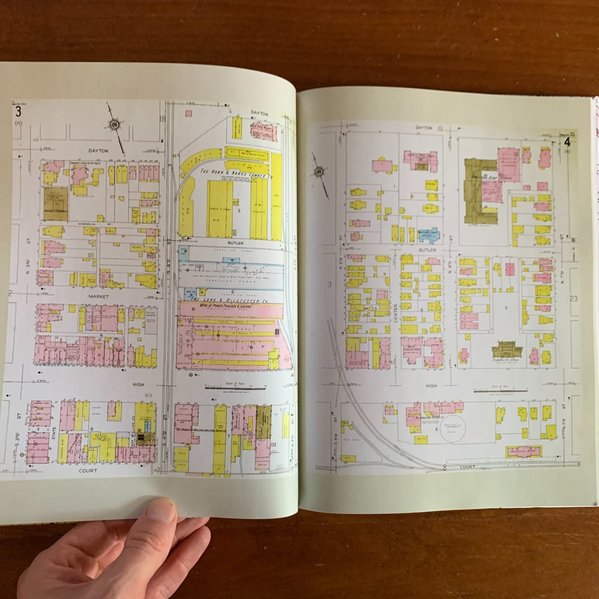 1927 Hamilton, Ohio Sanborn Fire Insurance Maps and Atlas