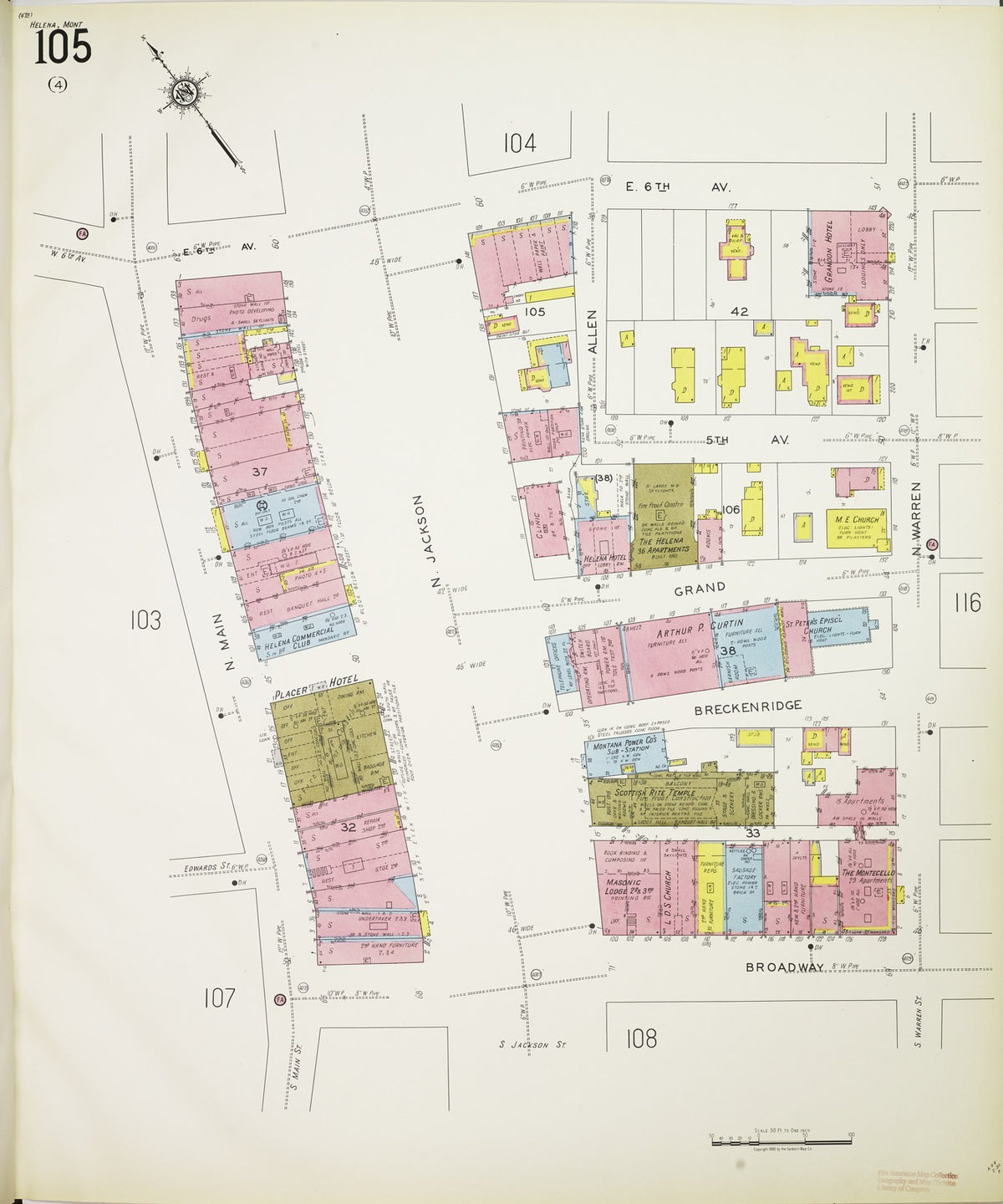 1930 Fire Insurance Maps and Atlas of Helena, Montana