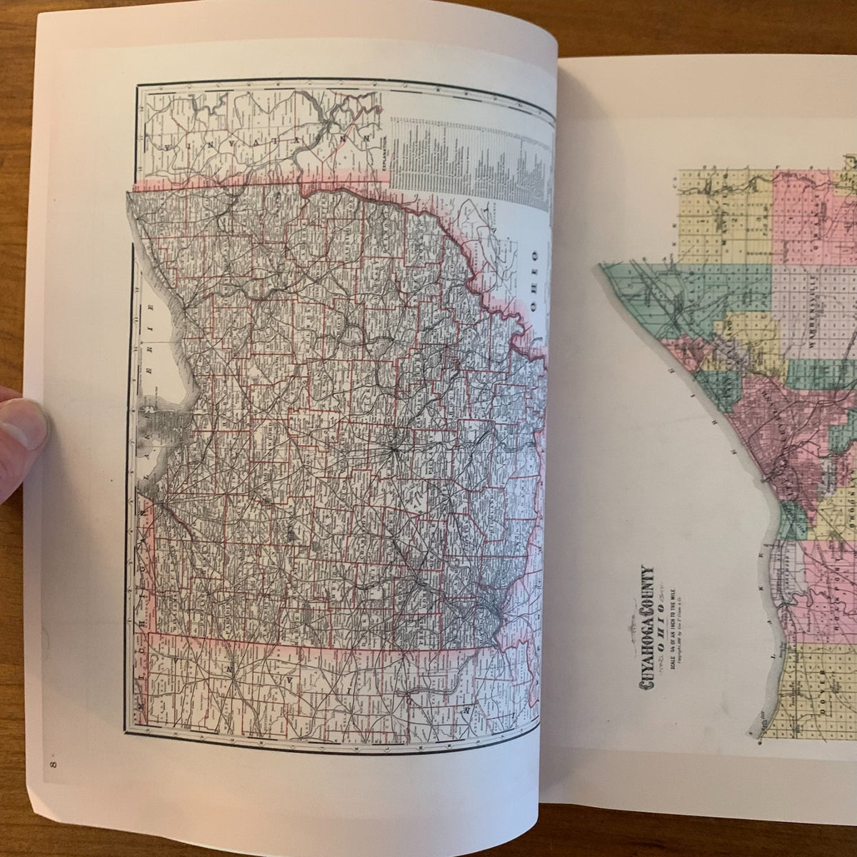 1892 Atlas of Cuyahoga County and the City of Cleveland, Ohio