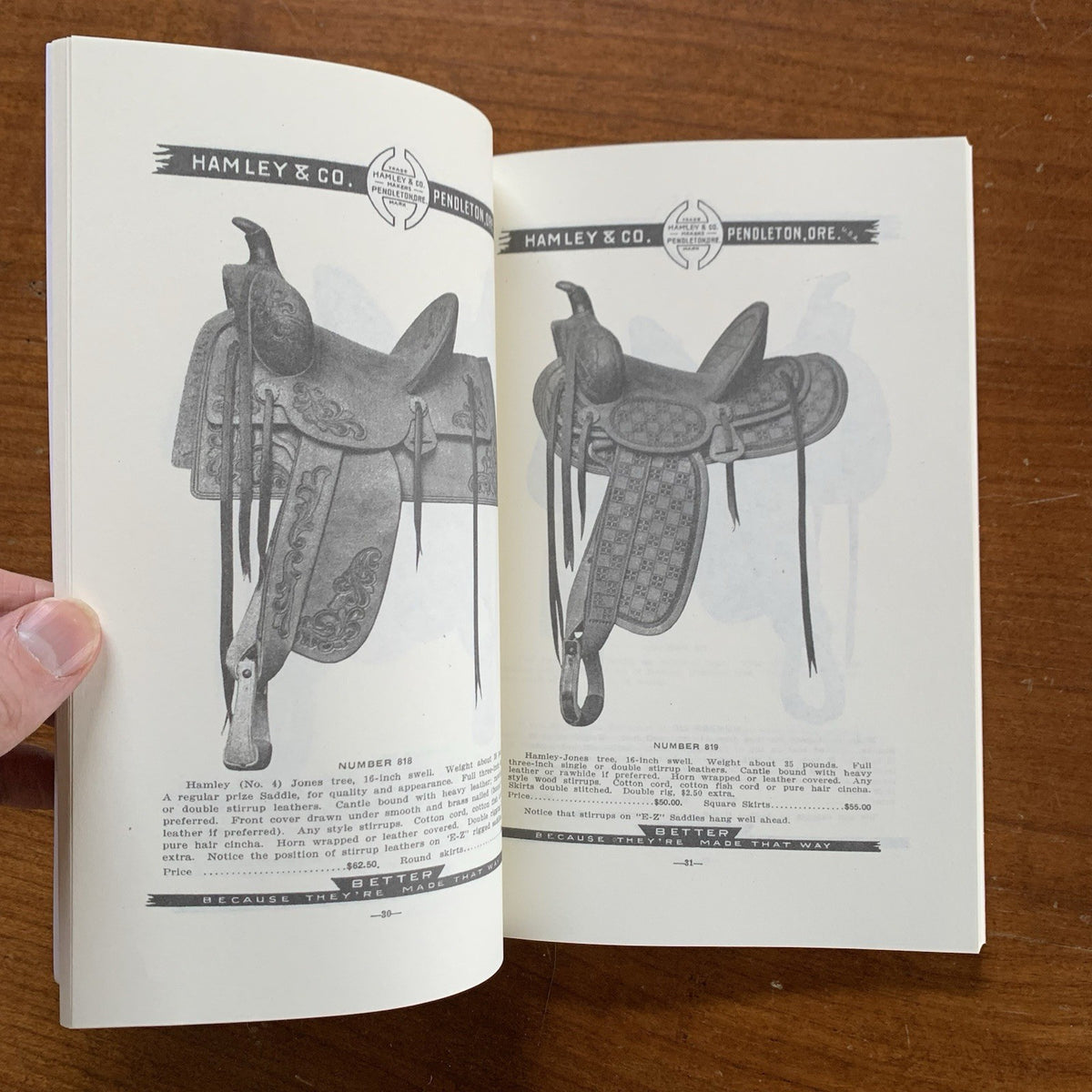 1915 Hamley Saddles Catalog No. 10