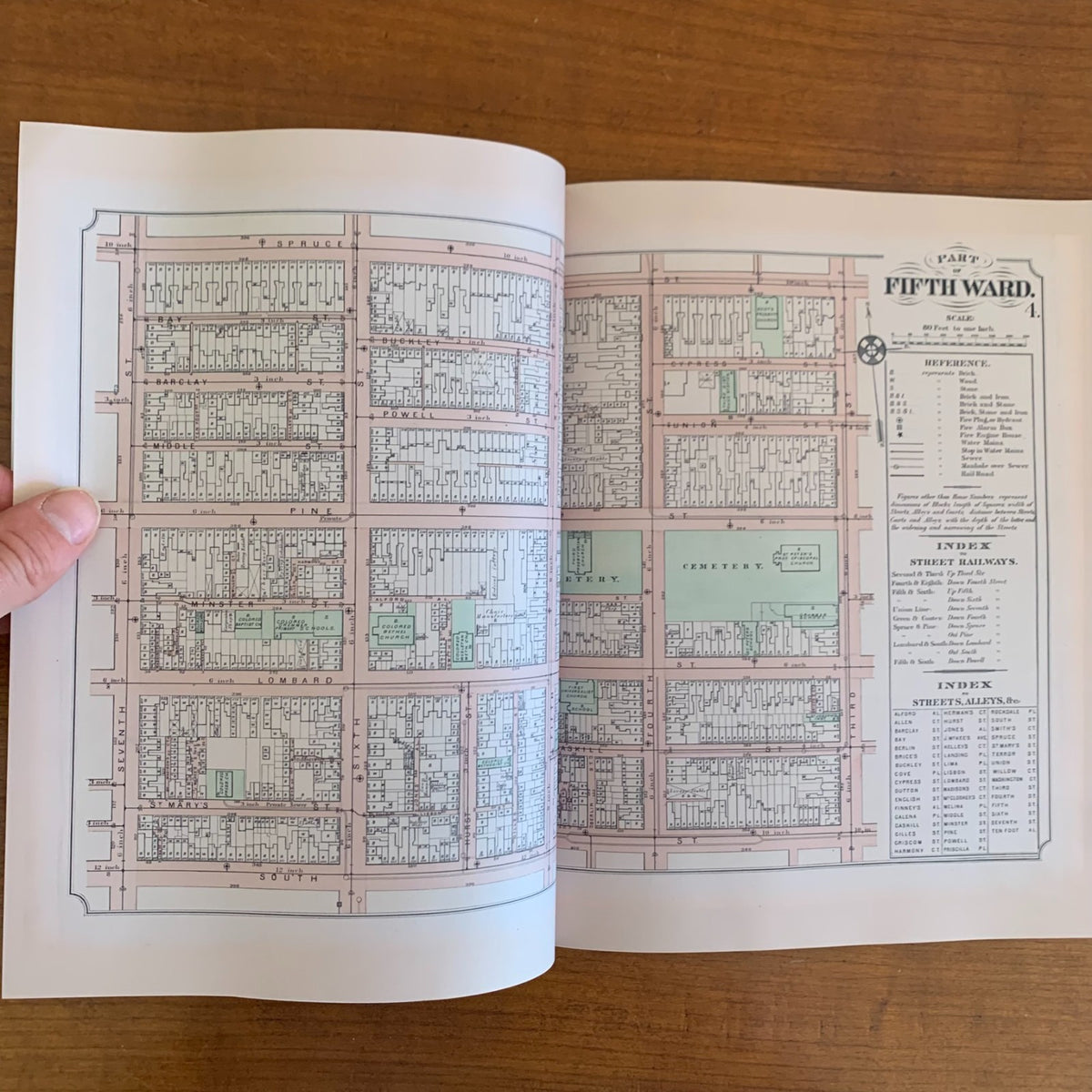 1874 Atlas of Philadelphia, Volume 1: 5th, 7th and 8th Wards