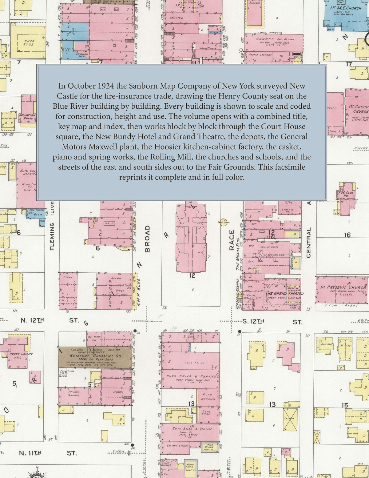 1924 Fire Insurance Maps and Atlas of New Castle, Indiana