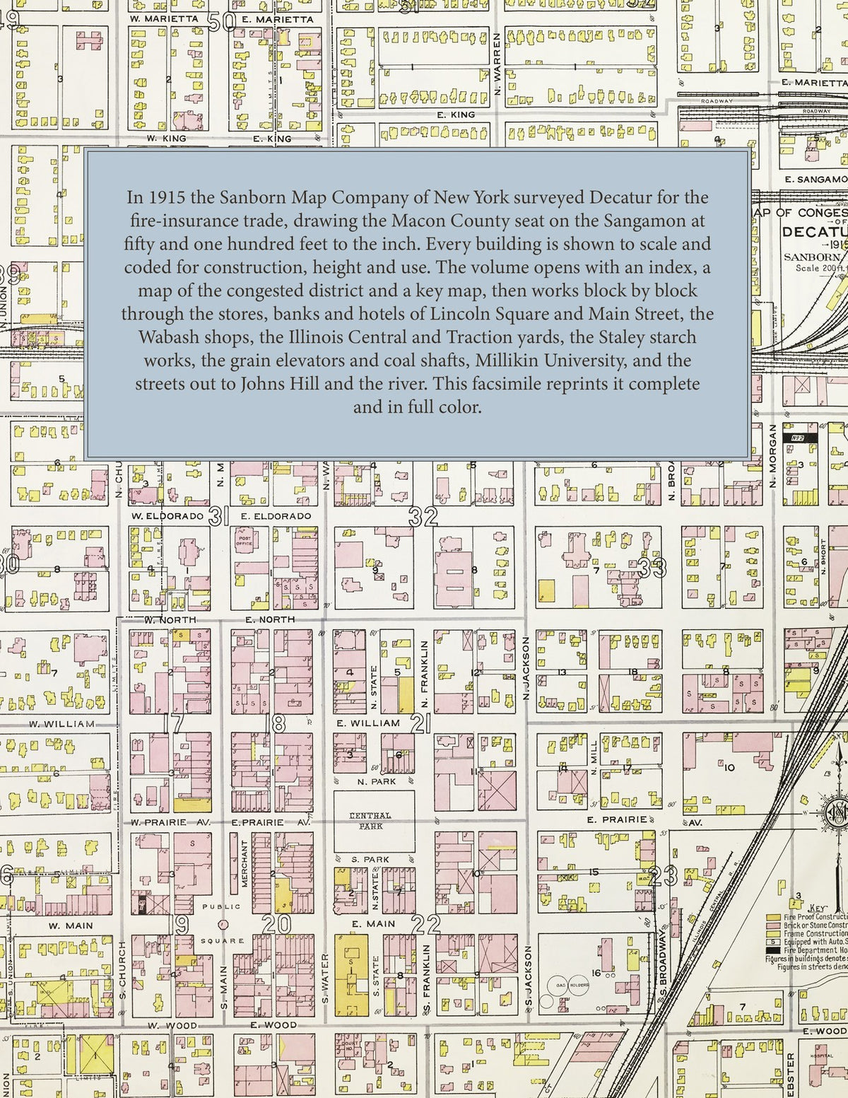 1915 Fire Insurance Maps and Atlas of Decatur, Illinois