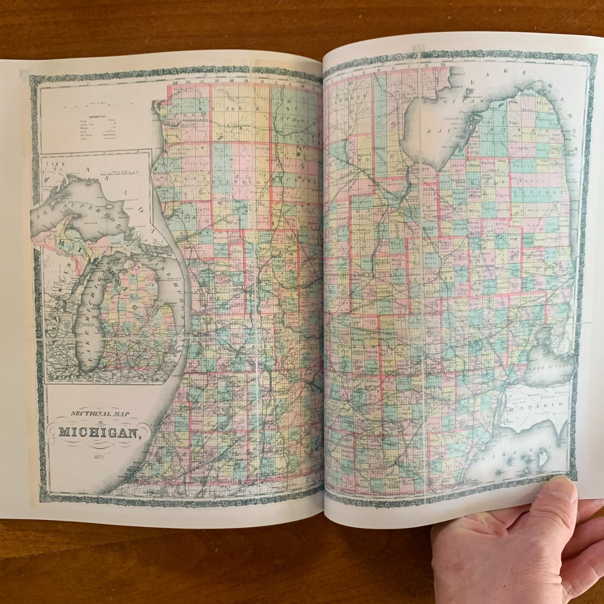 1873 Atlas of Eaton County, Michigan