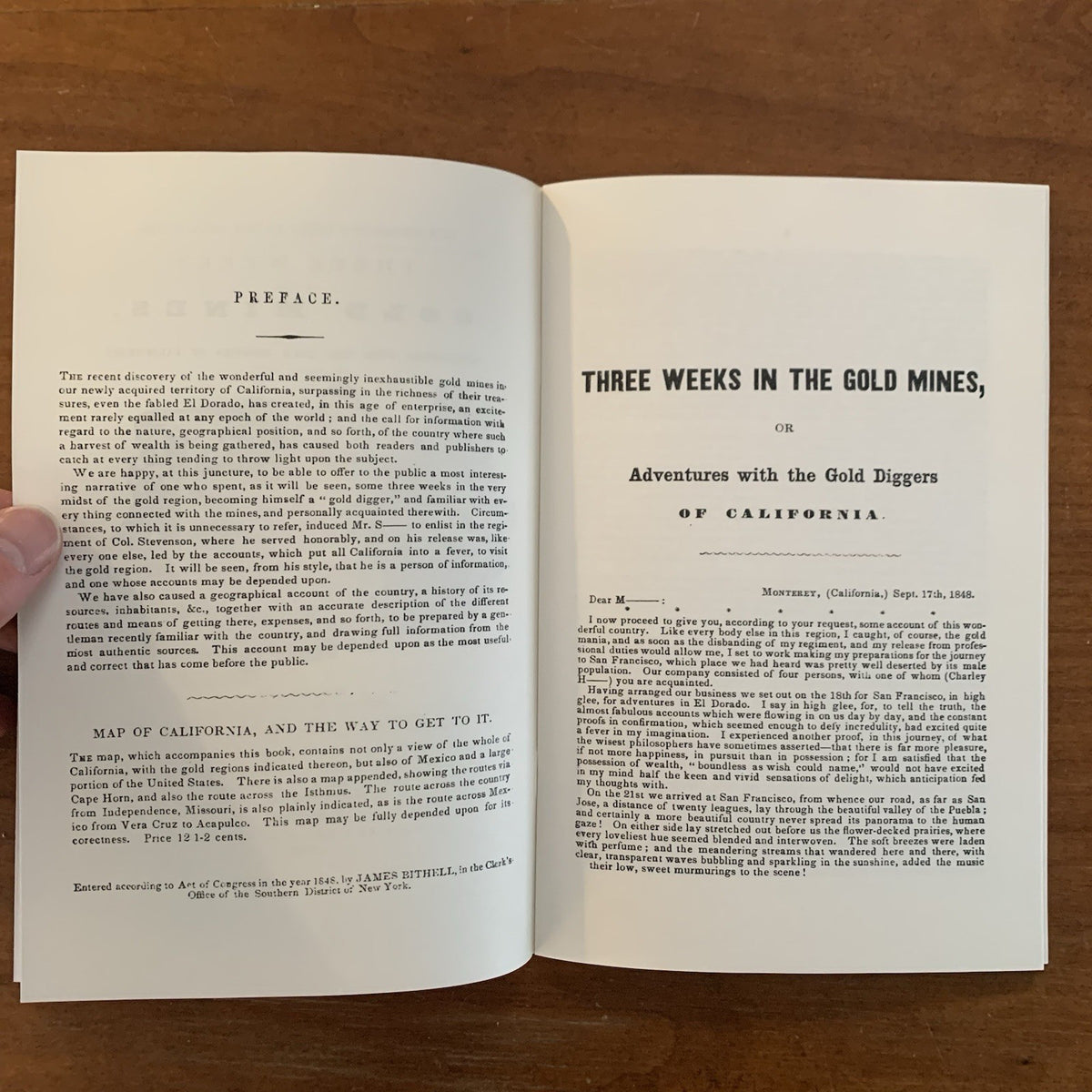 1848 Three Weeks in the Gold Mines: Adventures with Gold Diggers of California