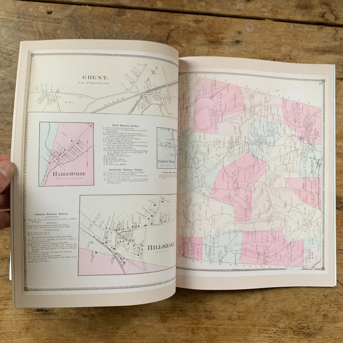 1873 Atlas of Columbia County, New York (Hudson)