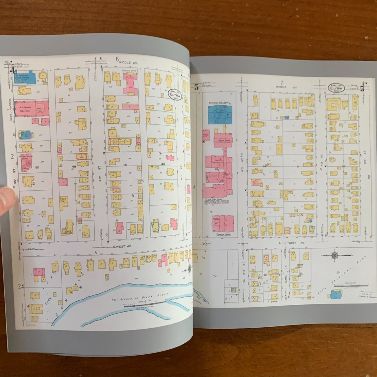 1925 Sanborn Fire Insurance Maps of Elyria, Ohio