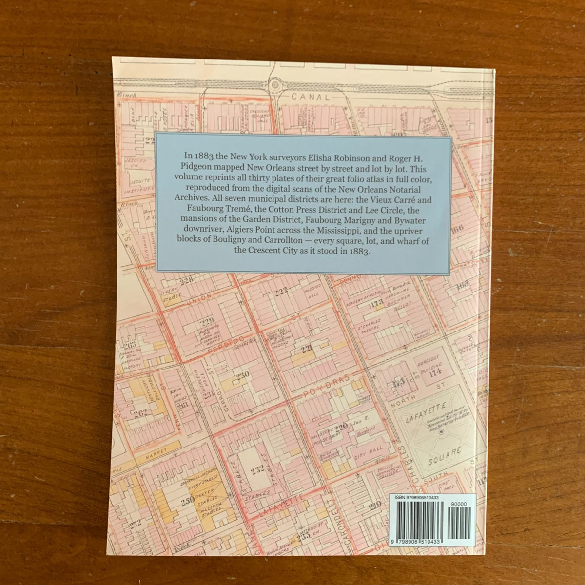 1883 Robinson's Atlas of the City of New Orleans, Louisiana