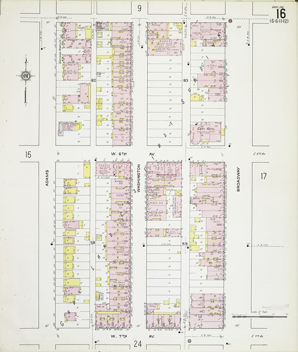 1915 Fire Insurance Maps and Atlas of Gary, Indiana