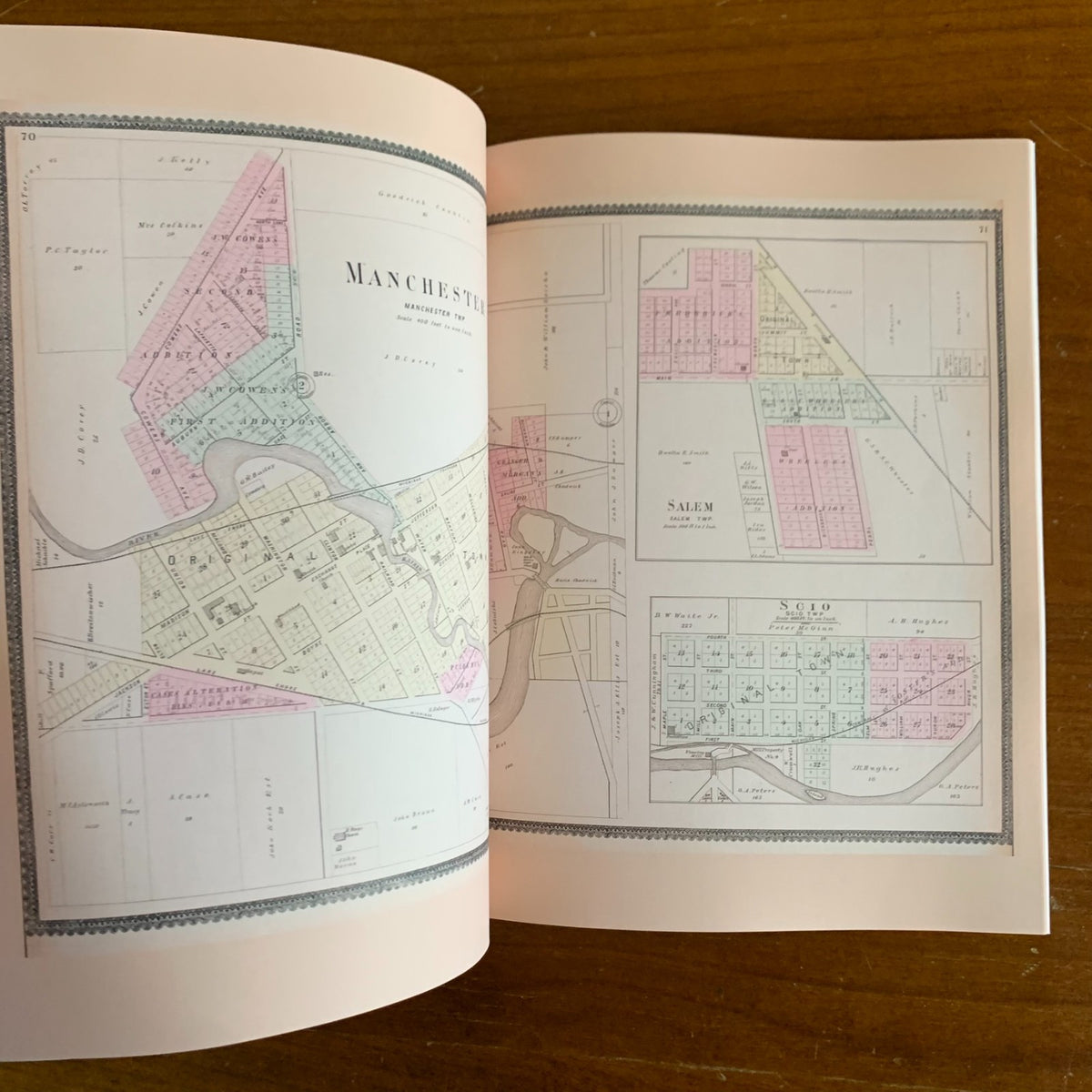1895 Standard Atlas and Plat Book of Washtenaw County, Michigan