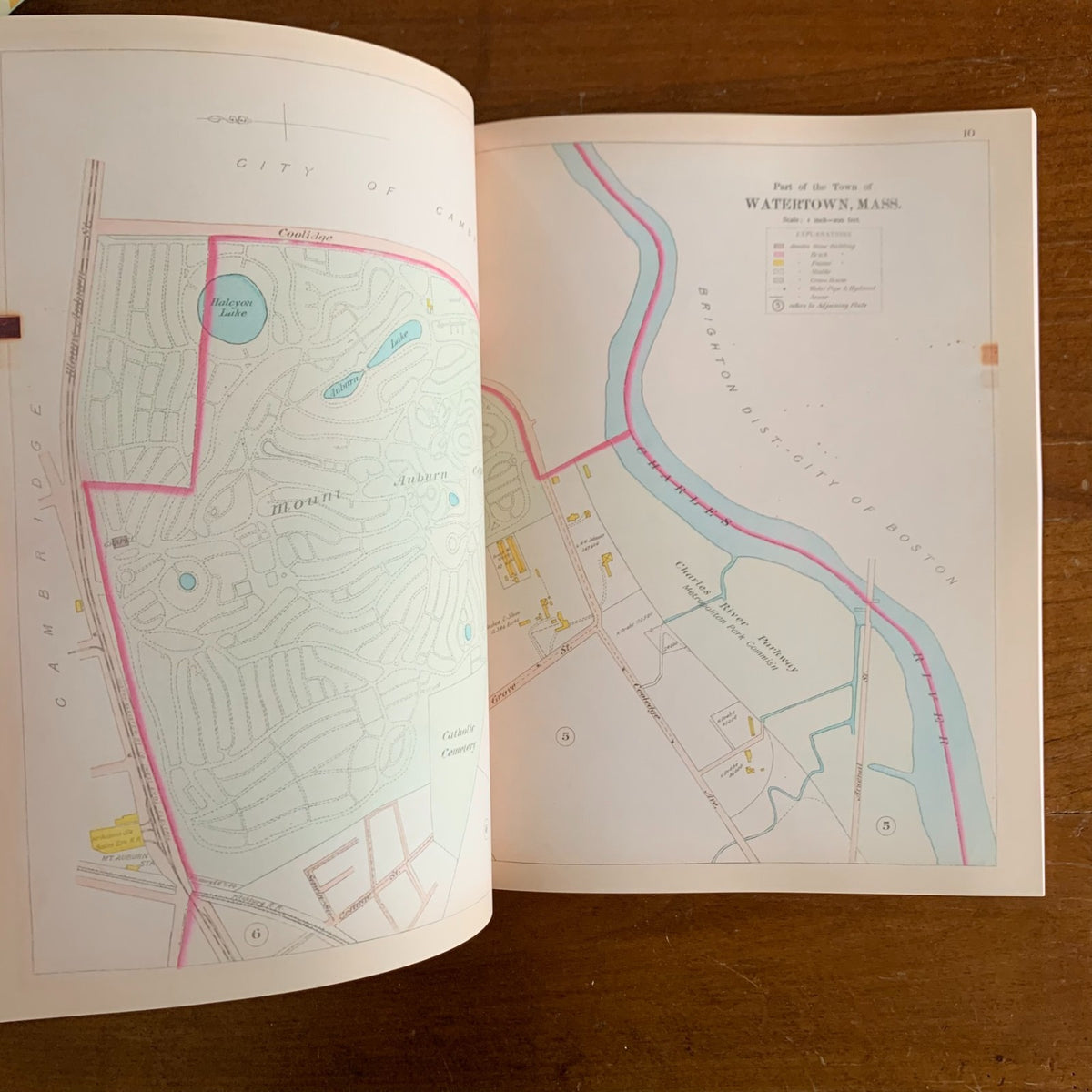 1898 Atlas of Watertown, Belmont, Arlington and Lexington, Massachusetts
