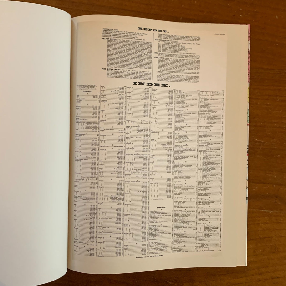 1893 Seattle, Washington Sanborn Fire Insurance Maps and Atlas, Volume One