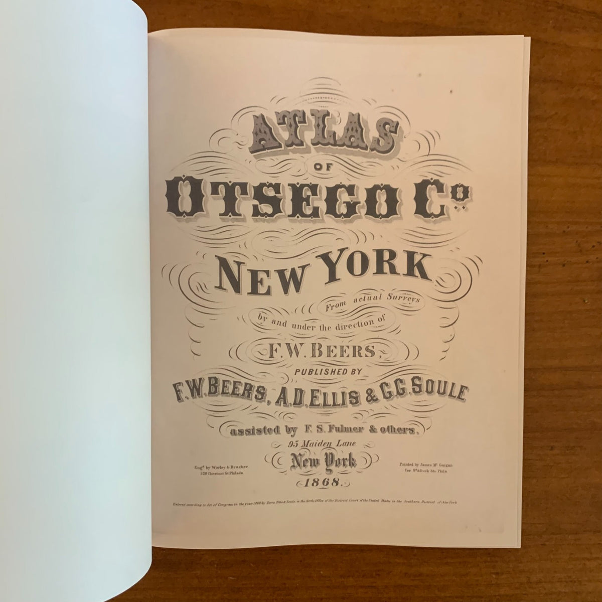 1868 Atlas of Otsego County, New York